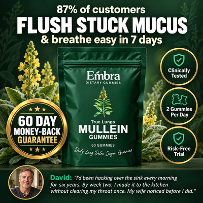 Embra Mullein Lung Support Gummies