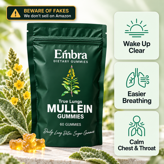 Embra Mullein Lung Support Gummies